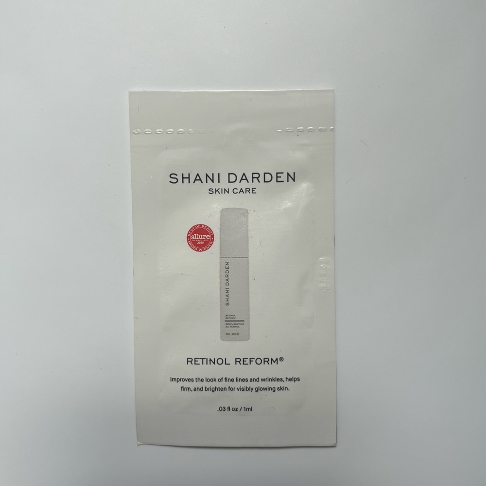 4/$12 Shani Darden Retinol Reform Sample
